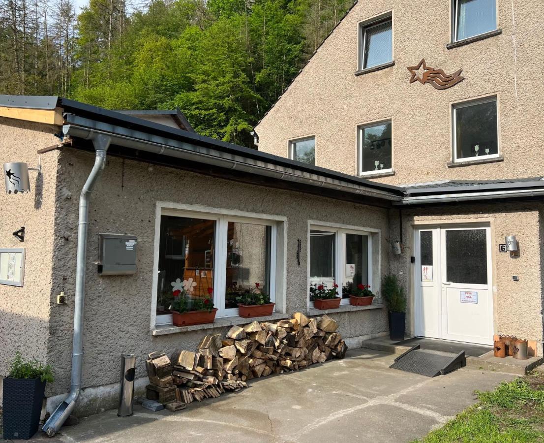 Pension Sternschnuppe, Treseburg Harz, Unmittelbar Am Wasser Thale Exterior photo